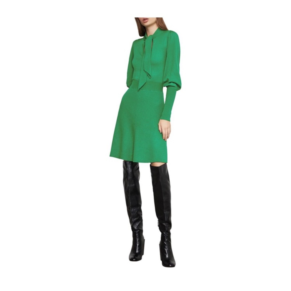 BCBGMAXAZRIA Fit and Flare Sweater Dress